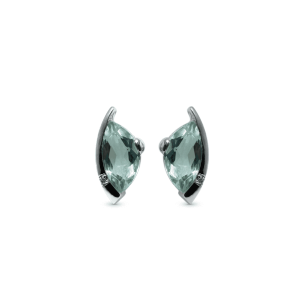 Green Amethyst & CZ